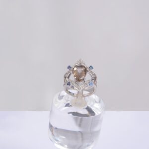 Midnight Mystique Smoky Quartz Ring