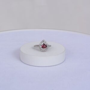 Scarlet Radiance Tourmaline Ring