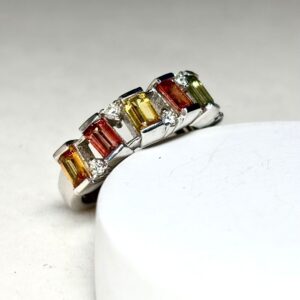 Spectrum Radiance Multi-Sapphire Ring